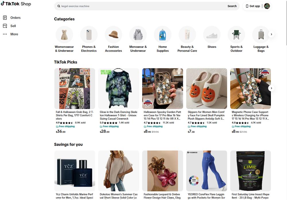 tiktok shop界面 tiktok shop界面